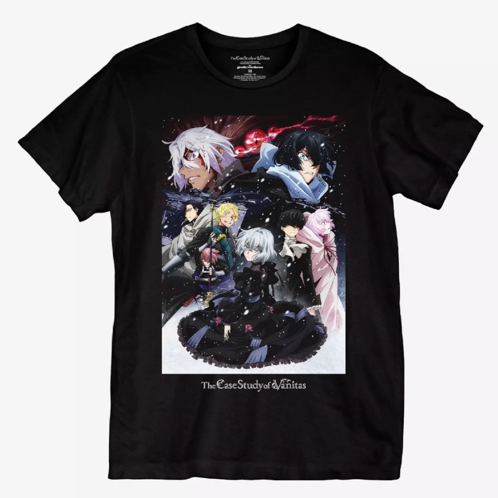 Hot Topic The Case Study of Vanitas Group Anime Tee Women Small